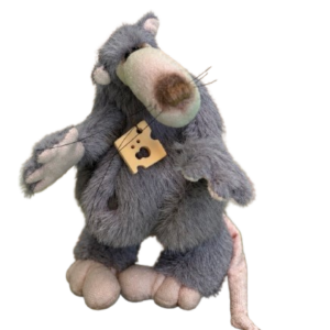 Bärino Ratte Herr Knopf 15 cm Künstlerbär