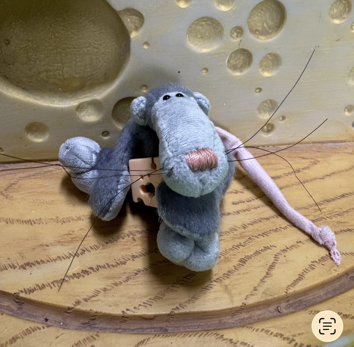 Bärino Ratte Herr Theobald 8cm Künstlerbär – Bild 7