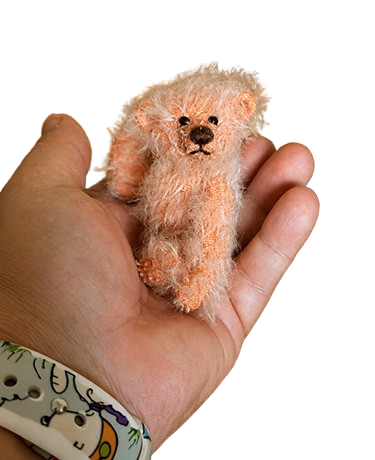 Bärino Bär Mabel 8 cm Künstlerbär – Bild 3