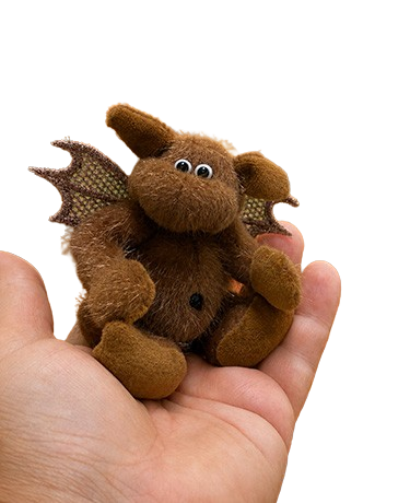 Bärino Drache Okley 10 cm Künstlerbär – Bild 2