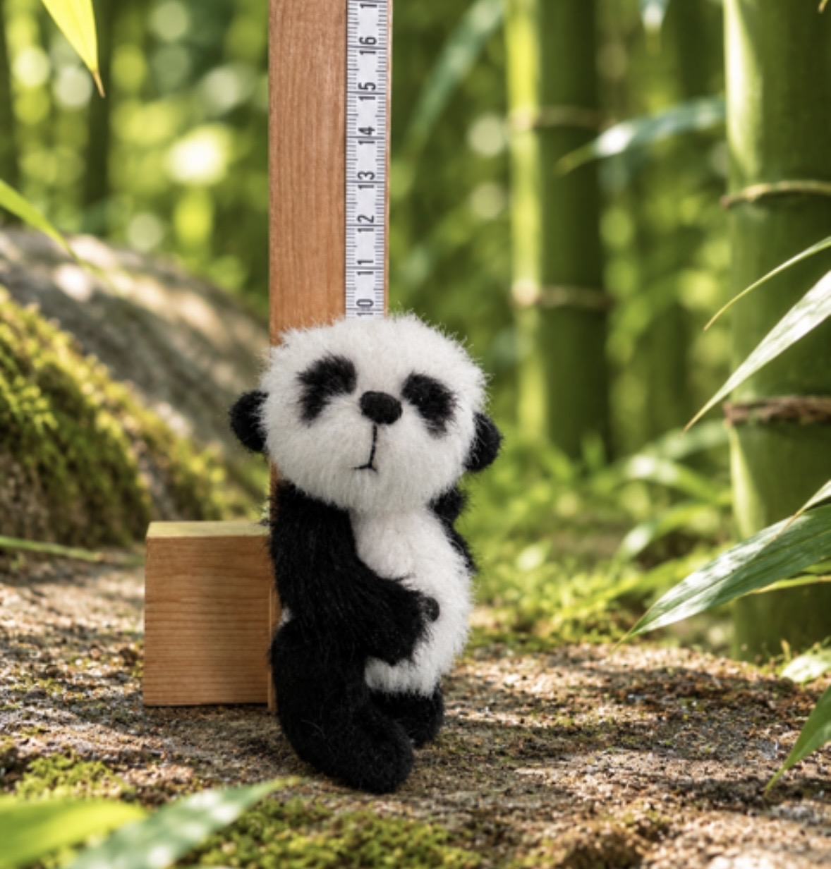 Bärino Panda Bao 10 cm Künstlerbär – Bild 6