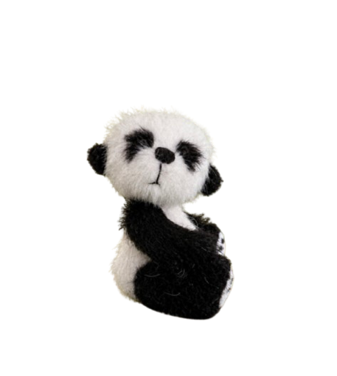 Bärino Panda Bao 10 cm Künstlerbär – Bild 2