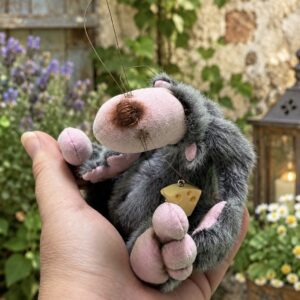 Bärino Ratte Herr Pumpernickel 15 cm Künstlerbär