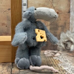 Bärino Ratte Tjox 8 cm Künstlerbär