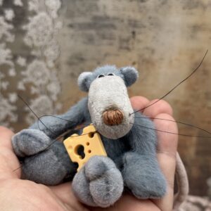 Bärino Ratte Tjox 8 cm Künstlerbär