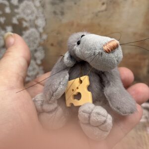 Bärino Ratte Mibbel 8 cm Künstlerbär