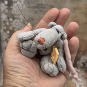 Bärino Ratte Nupsi   8 cm Künstlerbär